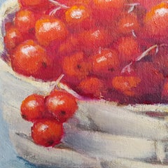 "Red currant lights in a basket"