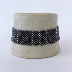 Marina J. Black Pearl Adjustable Choker with Rhodium Silver Findings