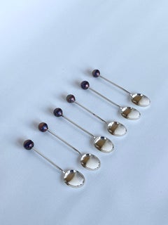 Marina J. Black Pearl Tea Spoon Gift Set
