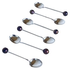 Marina J. Black Pearl Tea Spoon Gift Set