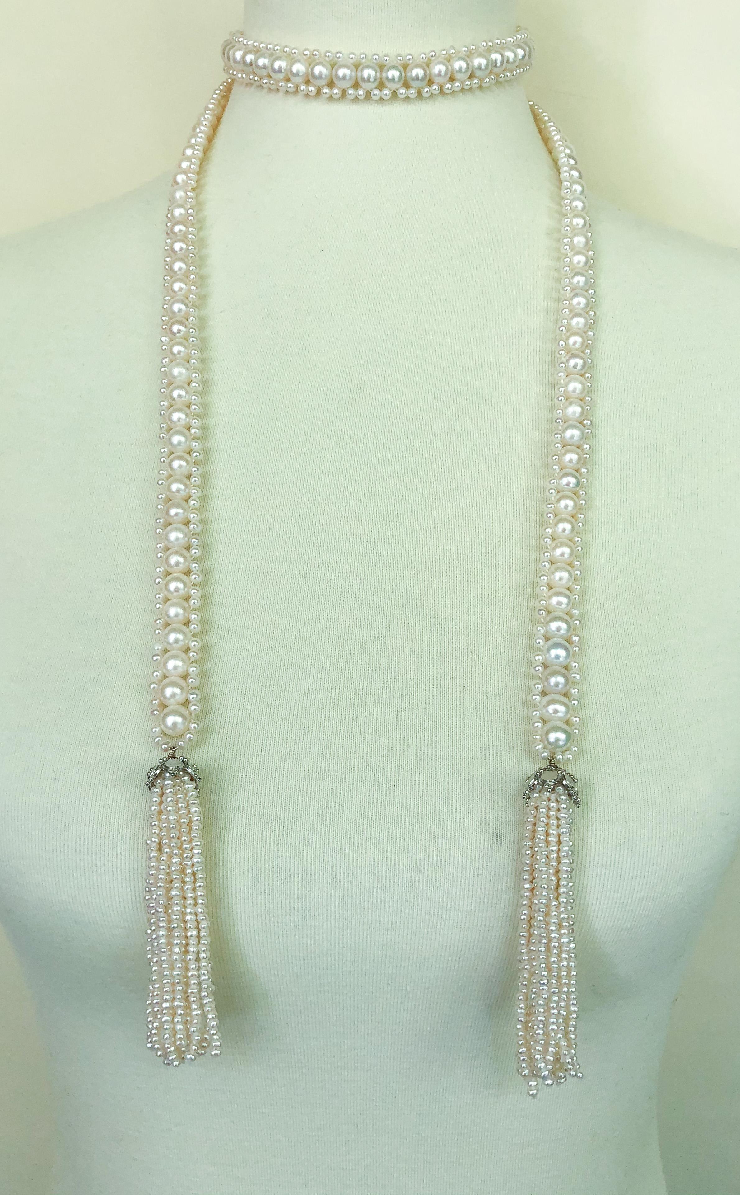 pearl sautoir necklace