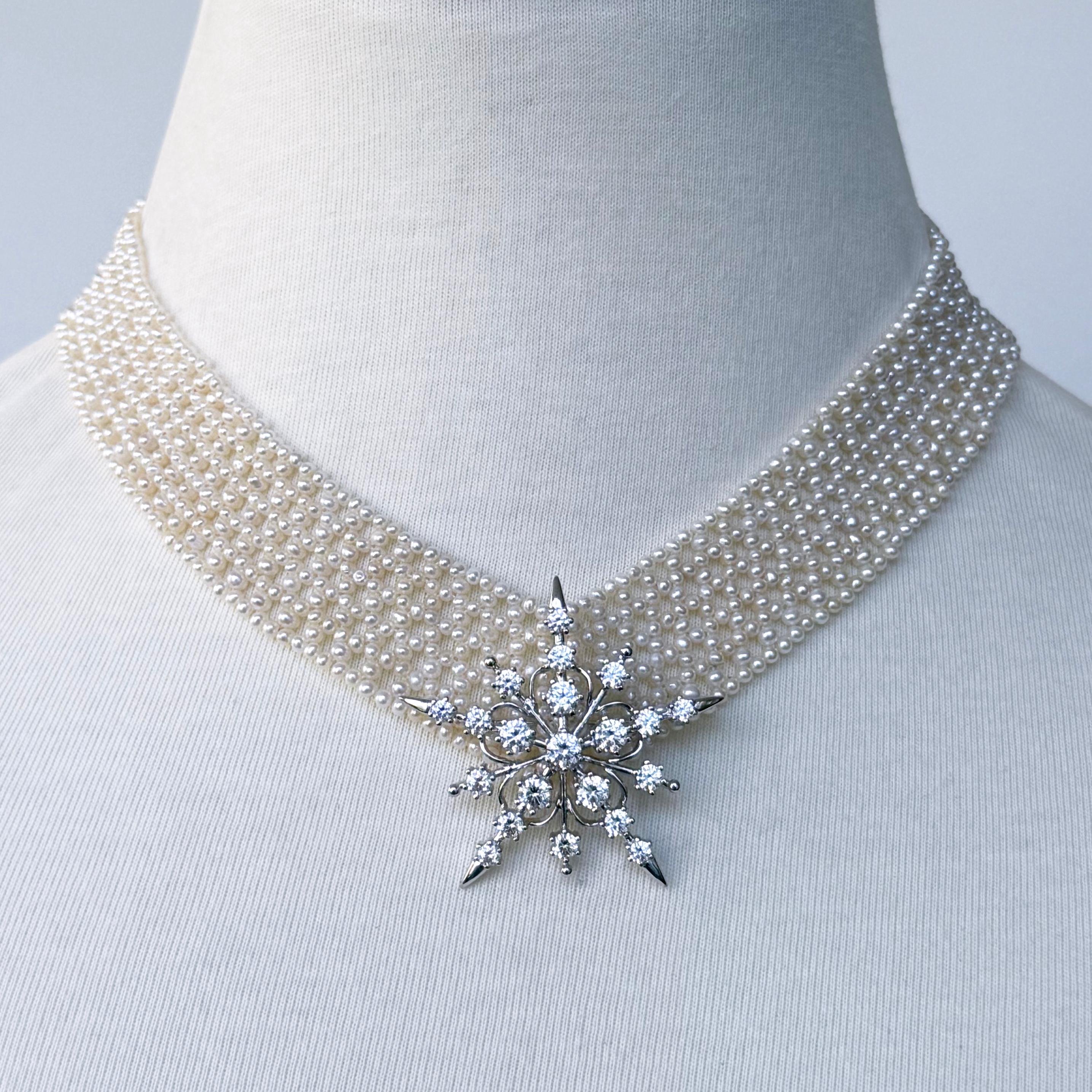 V. J. J. Collana di perle intrecciate a 