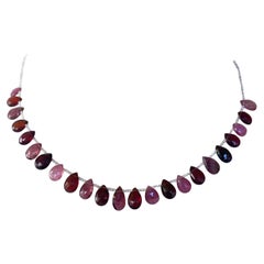 garnet and pearl necklace Marina J Seed Pearl, Tourmaline, Garnet and 14k Yellow Gold Necklace