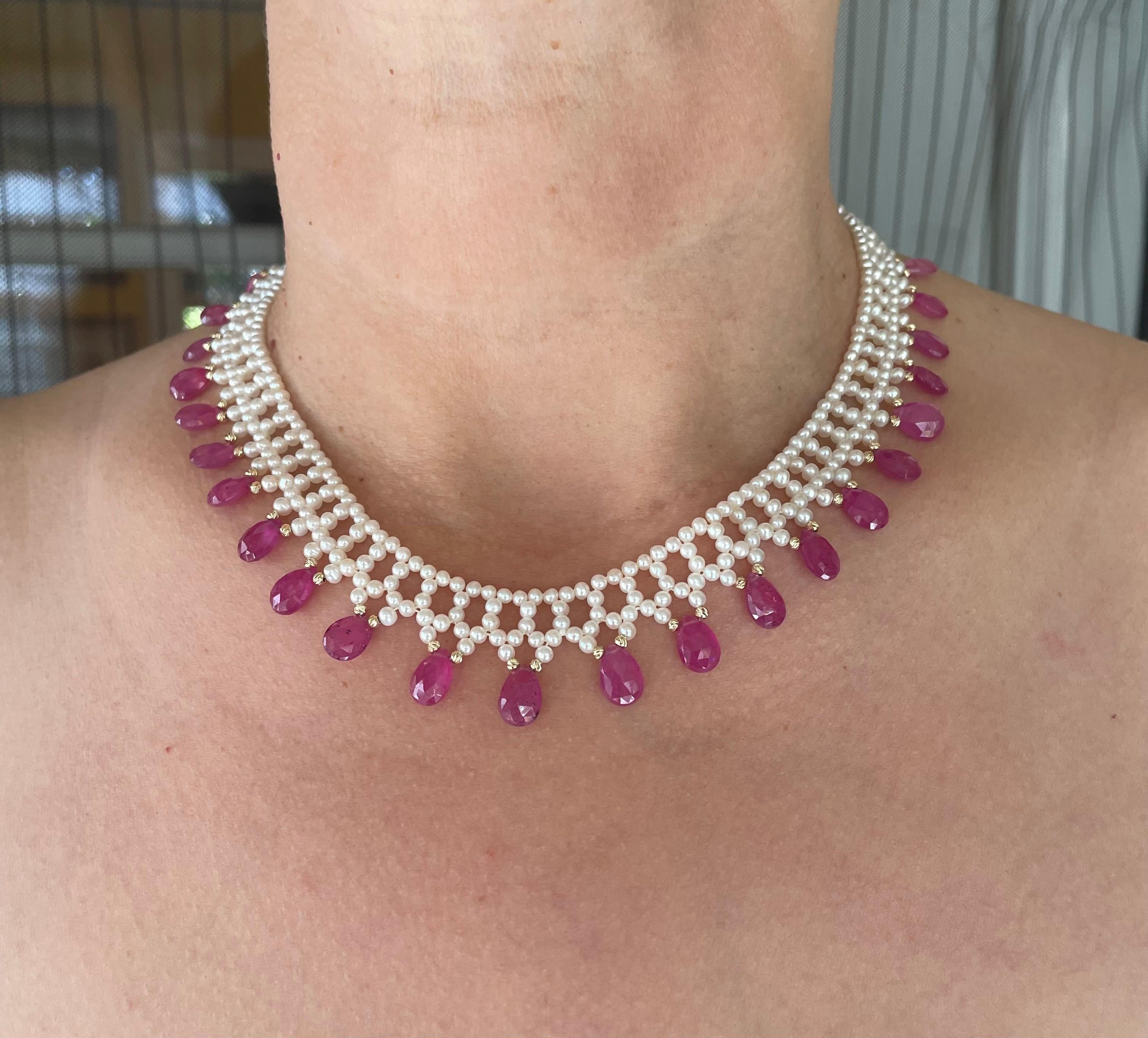 pearl sapphire necklace