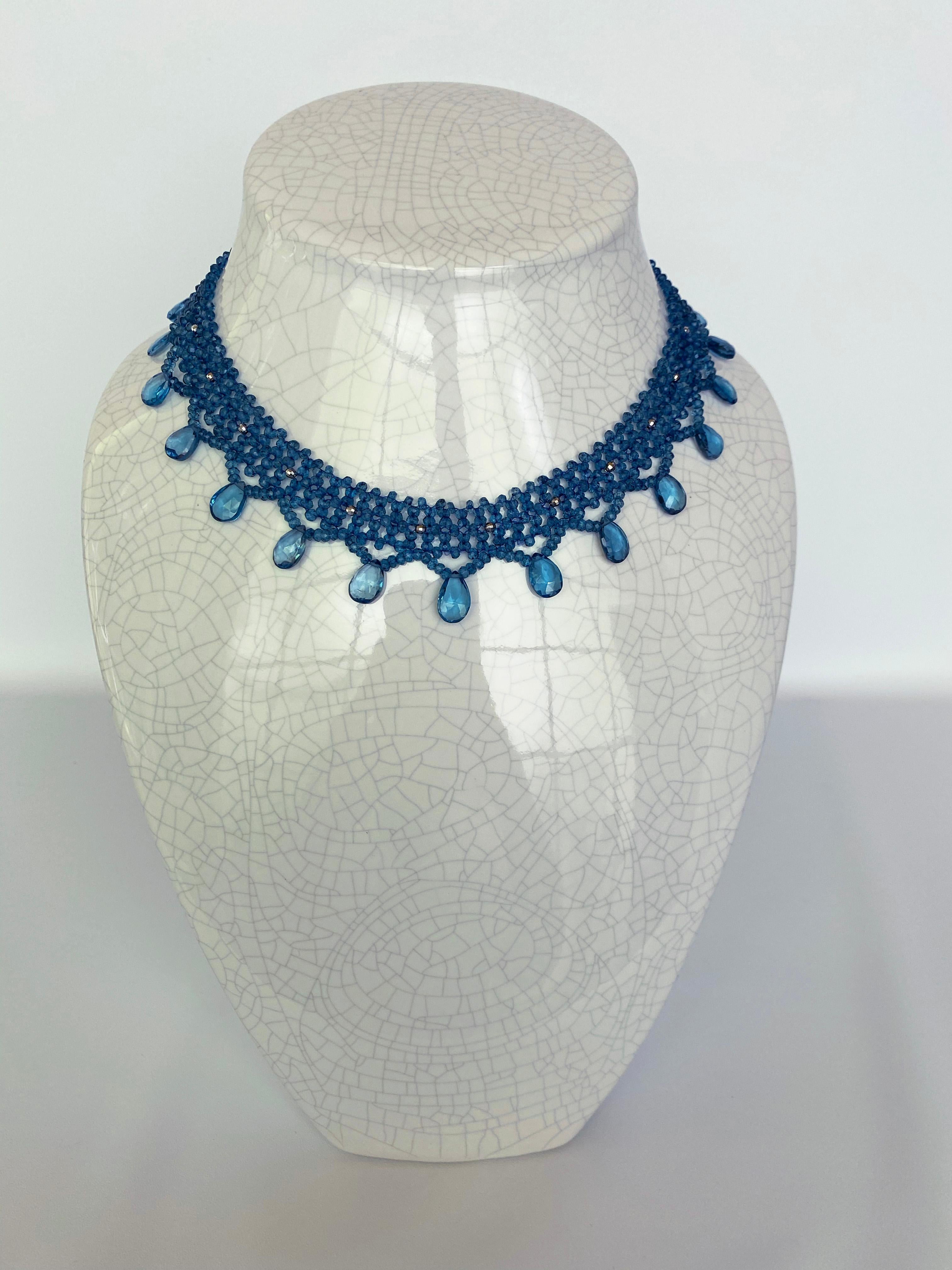 woven bead necklace
