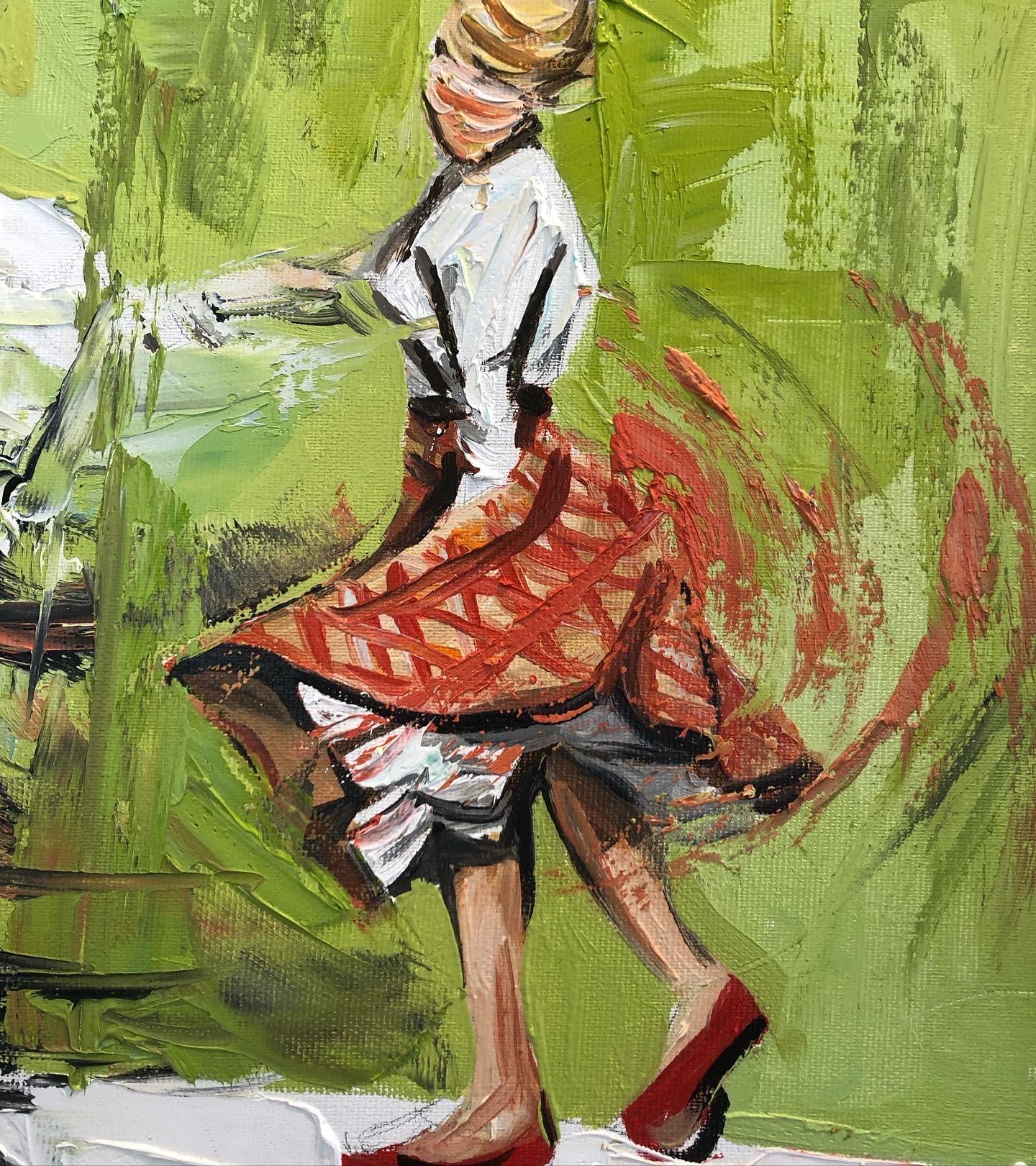 Please Dance - Painting by Marina Koutsospyrou