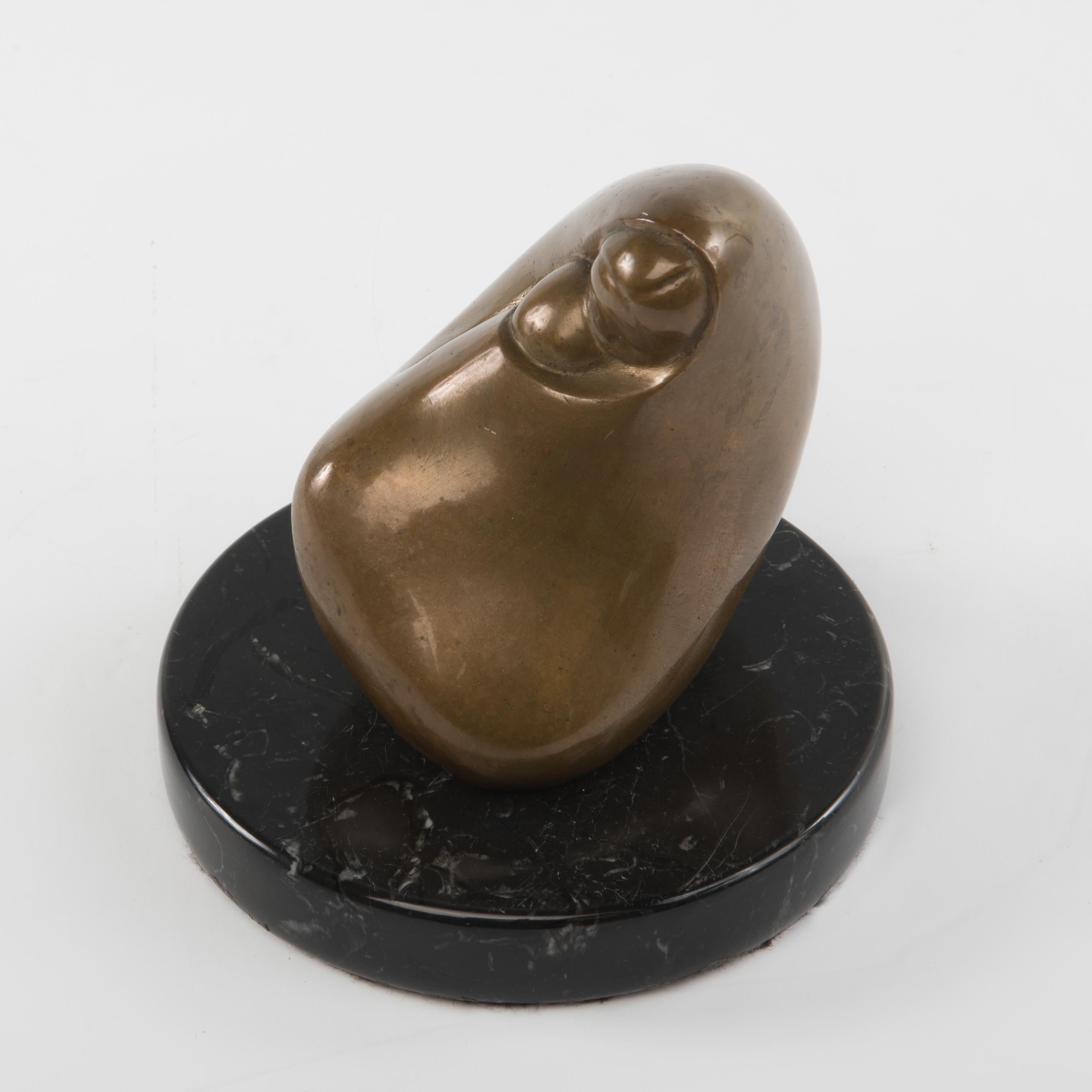 Marina Nunez Del Prado Bronze Sculpture Mother and Child Bolivia Latin American 4