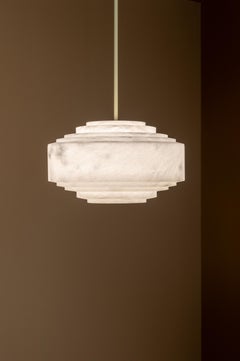 Marina Pendant Lamp by United Alabaster
