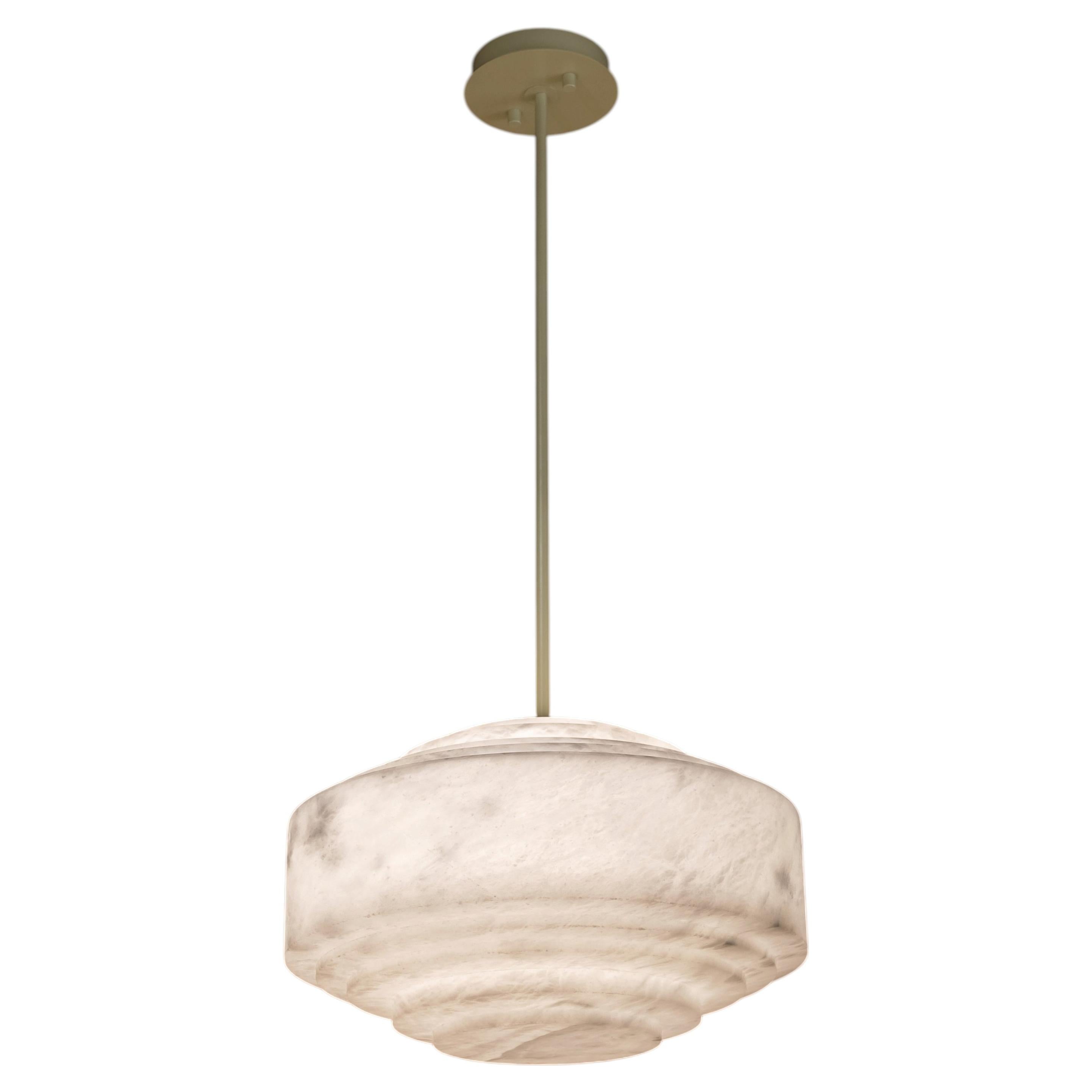 Marina Pendant Lamp by United Alabaster