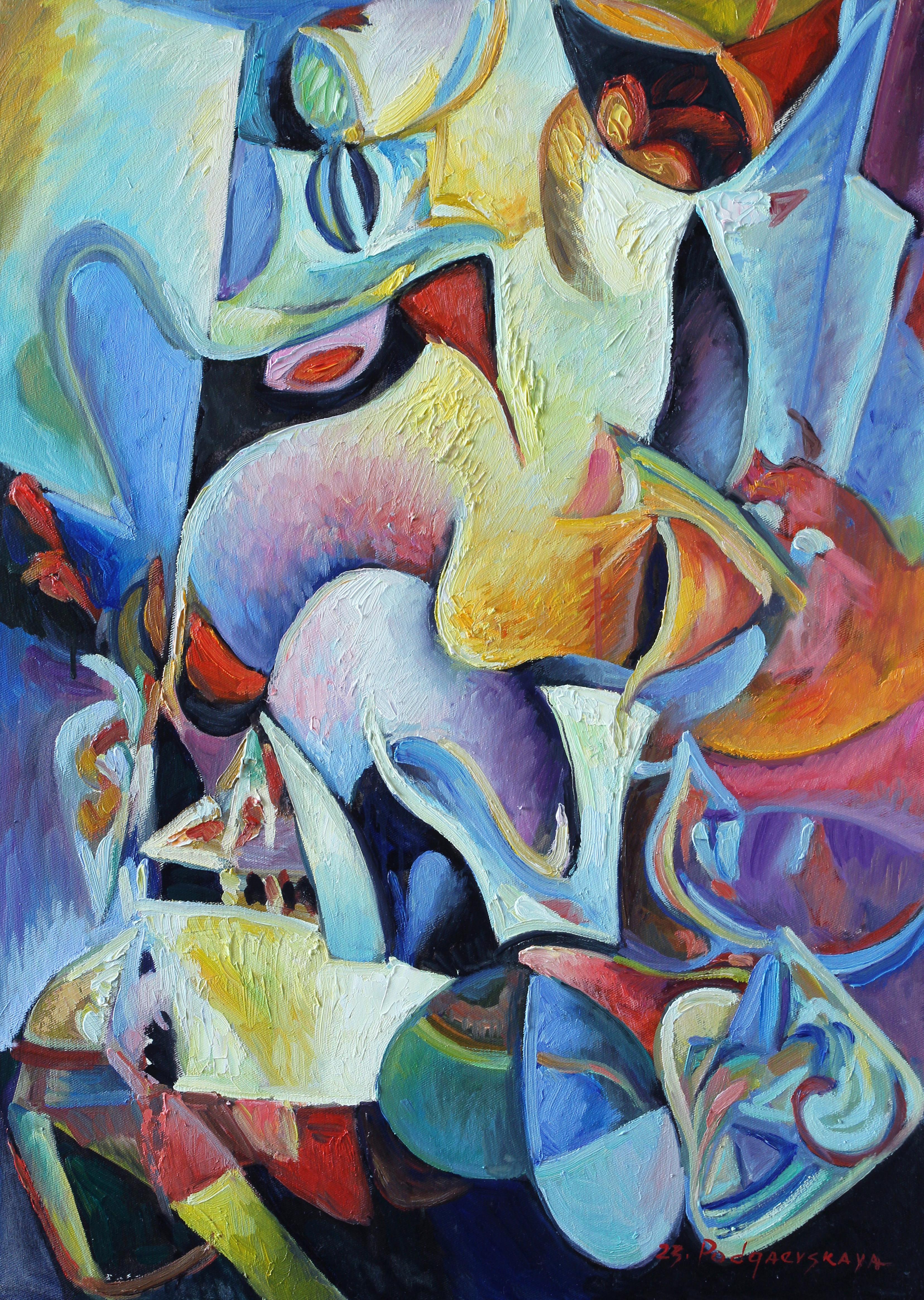 Marina Podgaevskaya Abstract Painting - Transformation #2