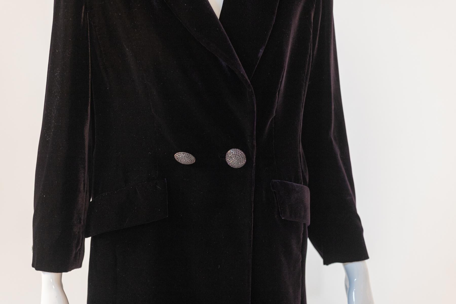 Black Marina Rinaldi Elegant Italian Jacket For Sale
