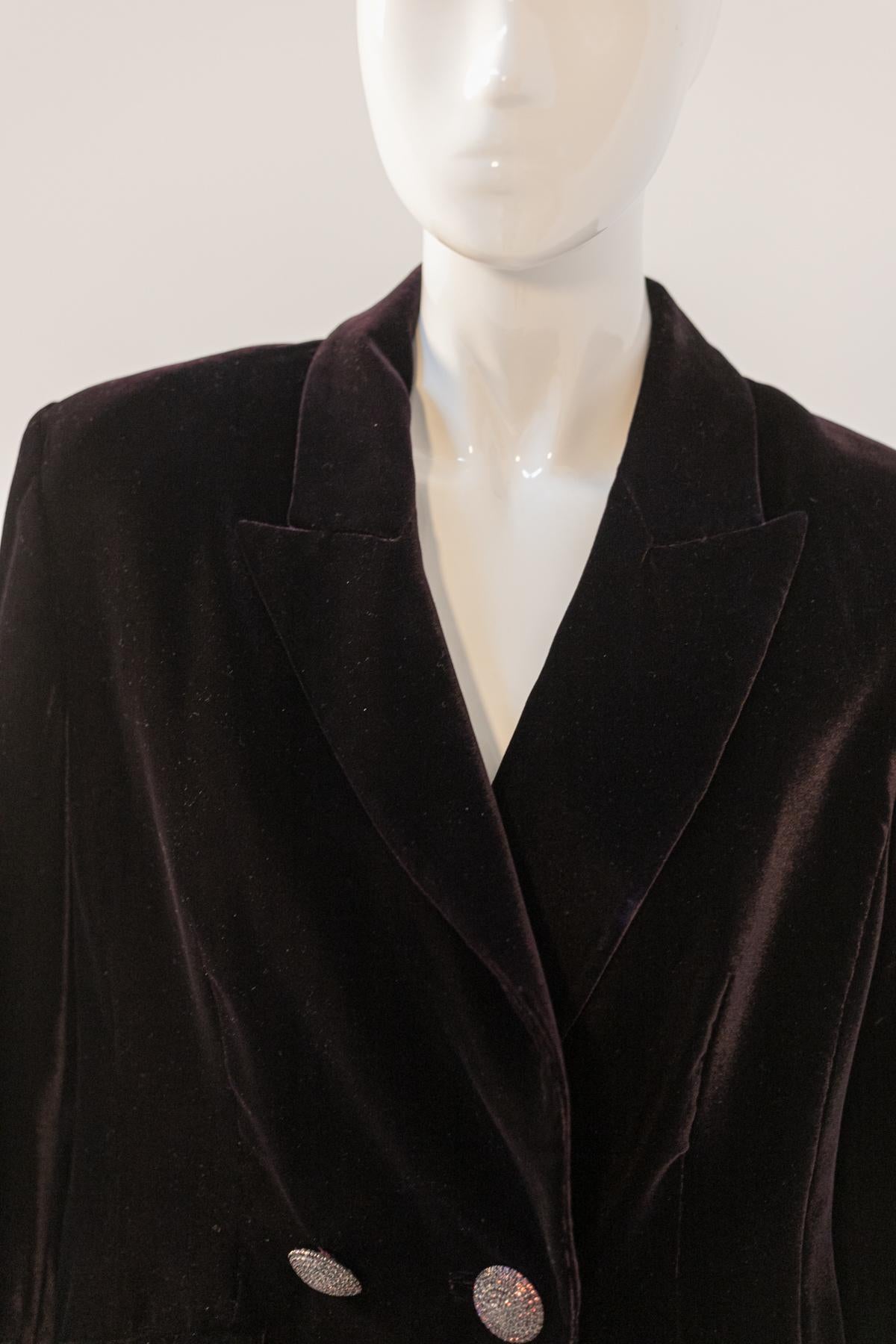 Marina Rinaldi Elegant Italian Jacket In Good Condition For Sale In Milano, IT