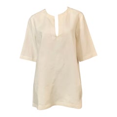 Marina Rinaldi White Linen Tunic Never Worn