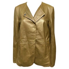 Marina Rinaldi x Max Mara Genuine Leather Jacket - Limited Edition