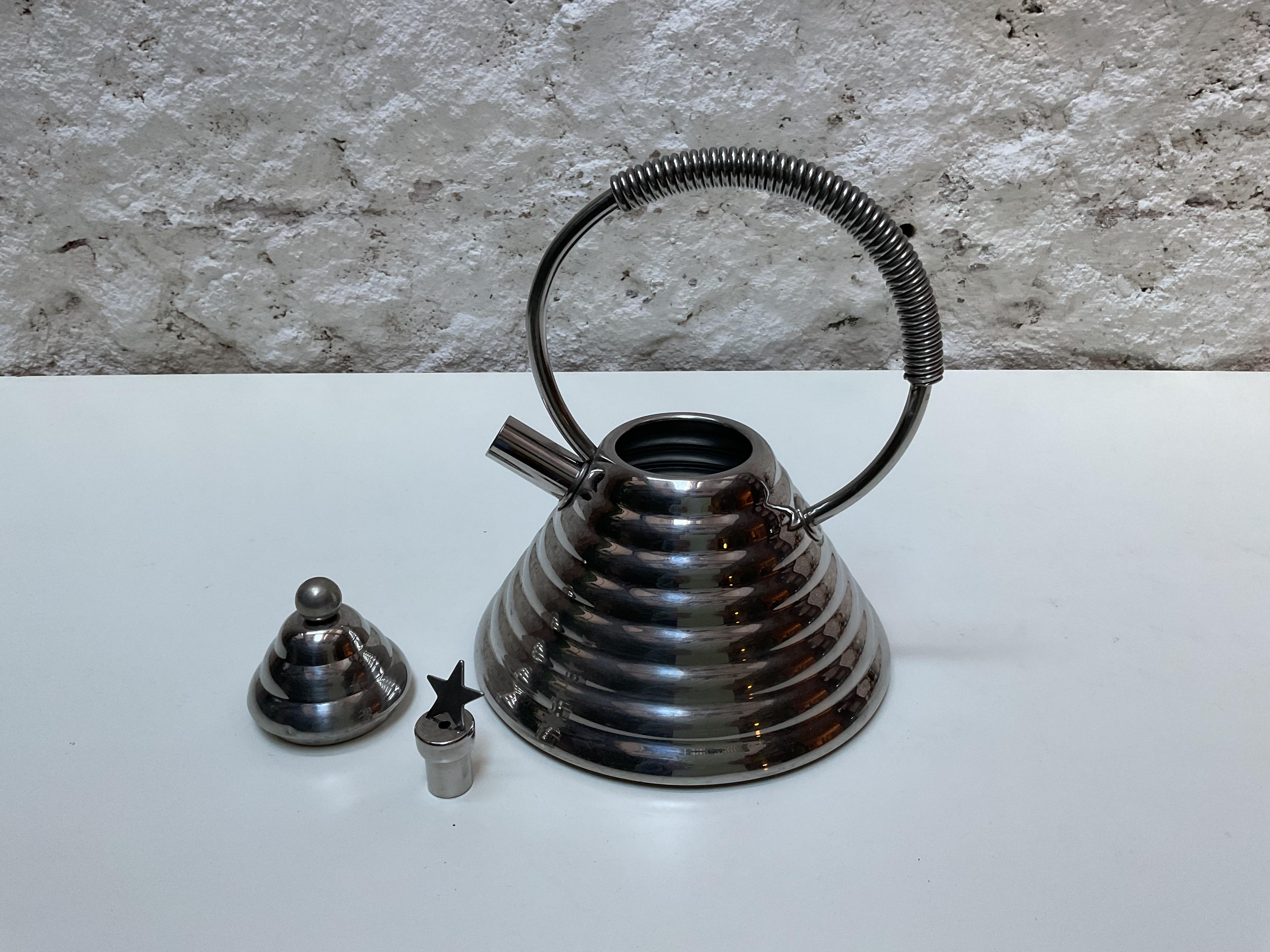 Marina Sgarbi Wasserkocher für Stella Collection'S, Italien, 1980er Jahre im Angebot 3