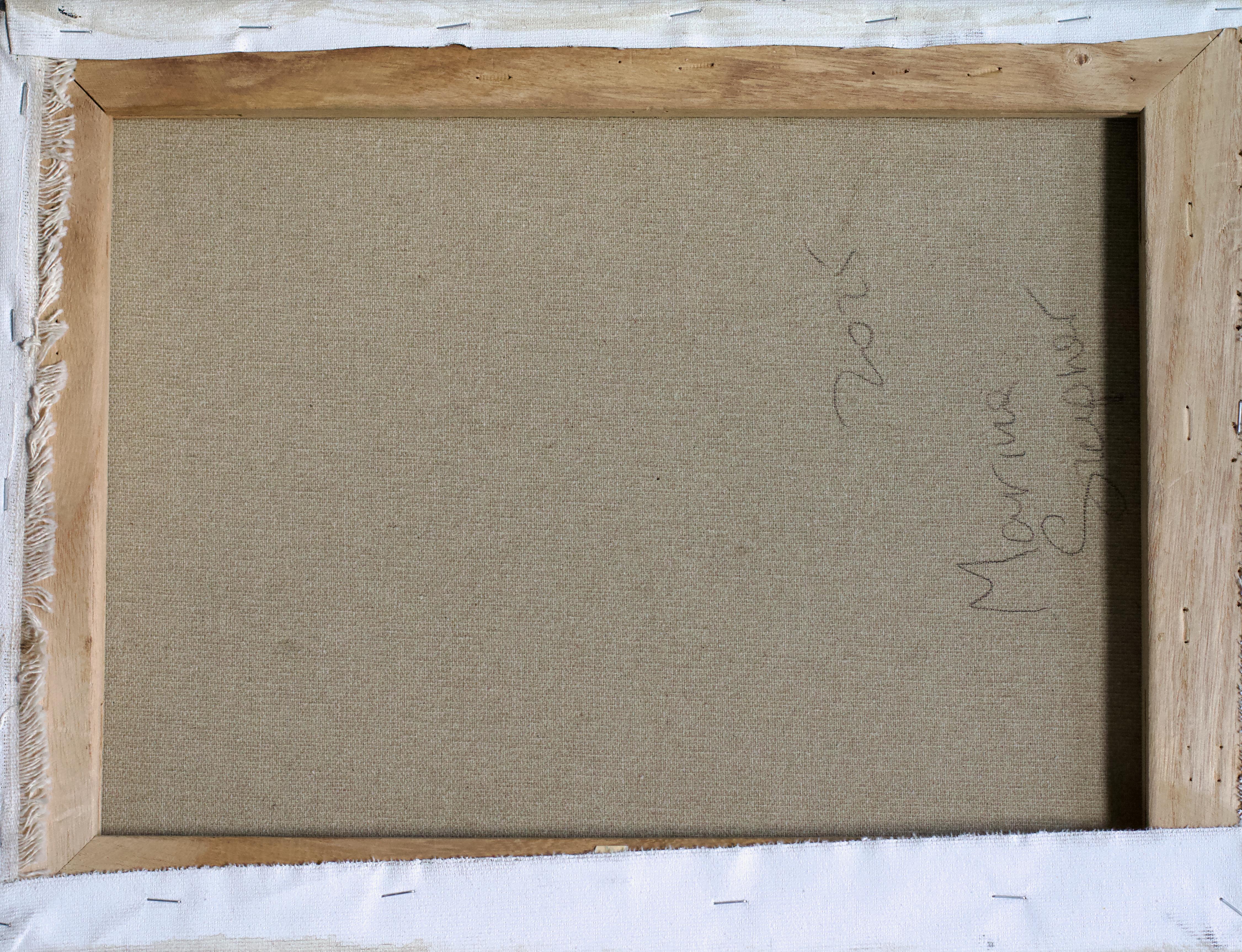 Daria (Grau), Animal Painting, von Marina Skepner