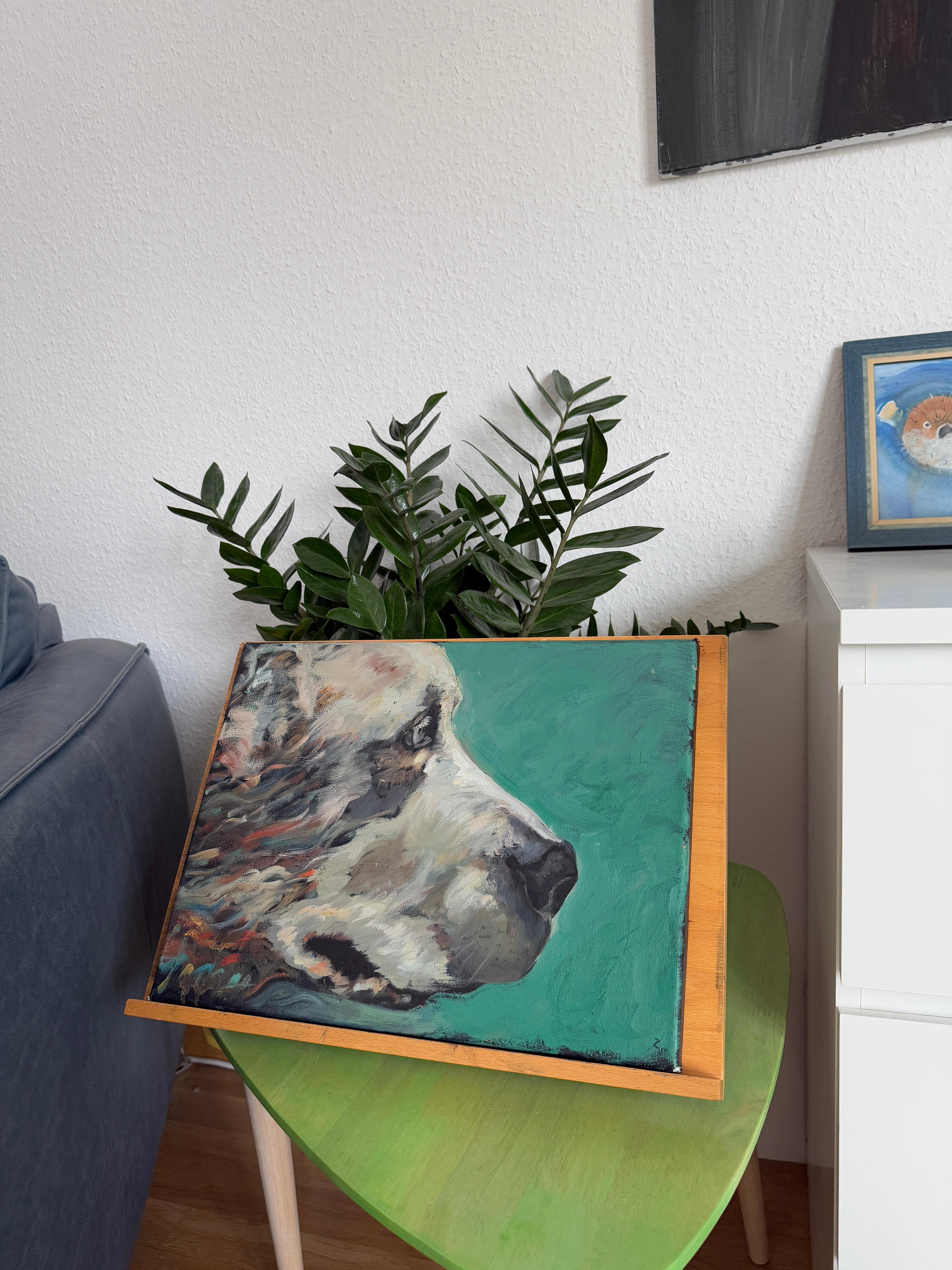 Whiting. Portraits de chiens - Painting de Marina Skepner
