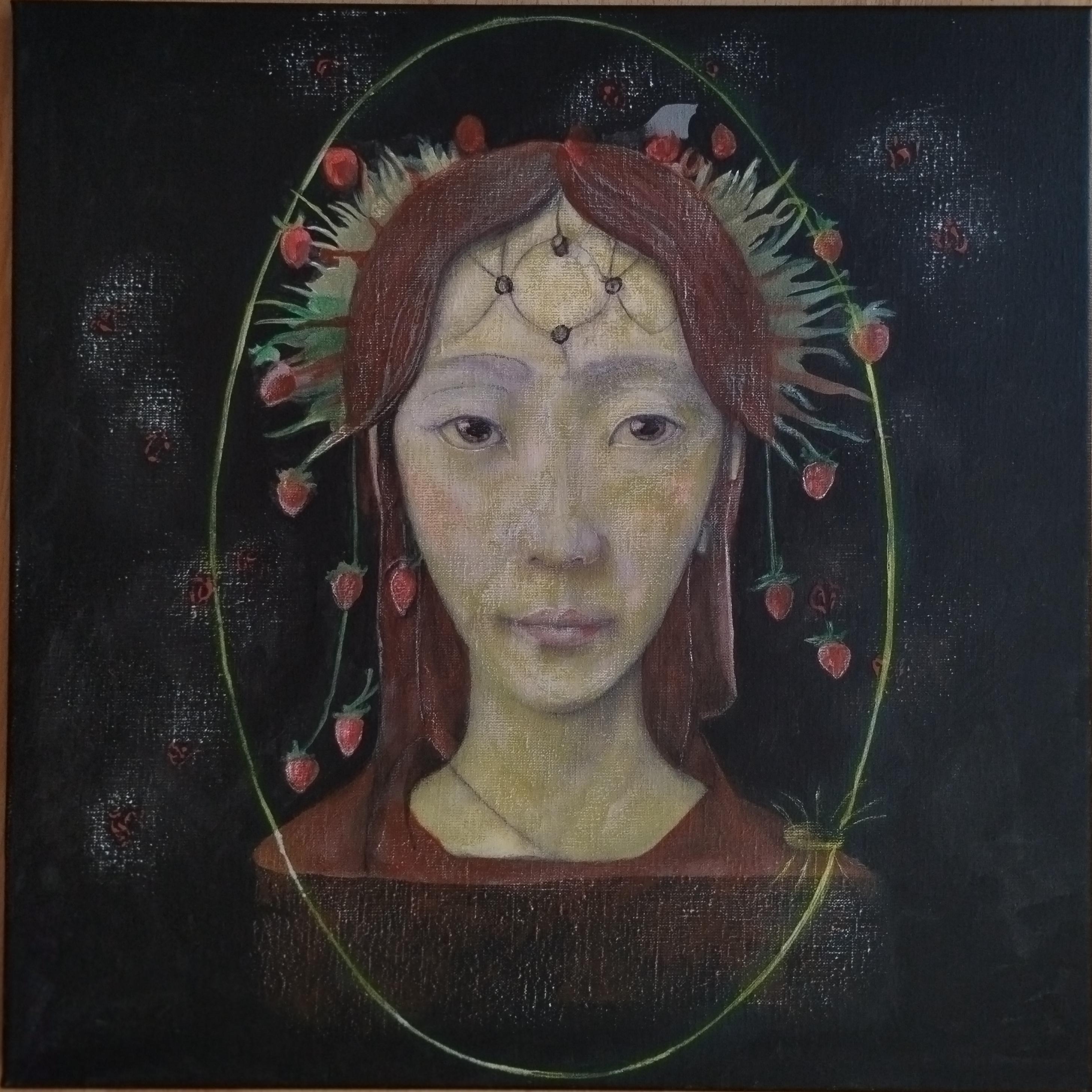 Marina Skvortsova Portrait Painting – Unsere Magnetfelder