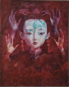 Playing with Symbols Inside a Red Theatrical Space