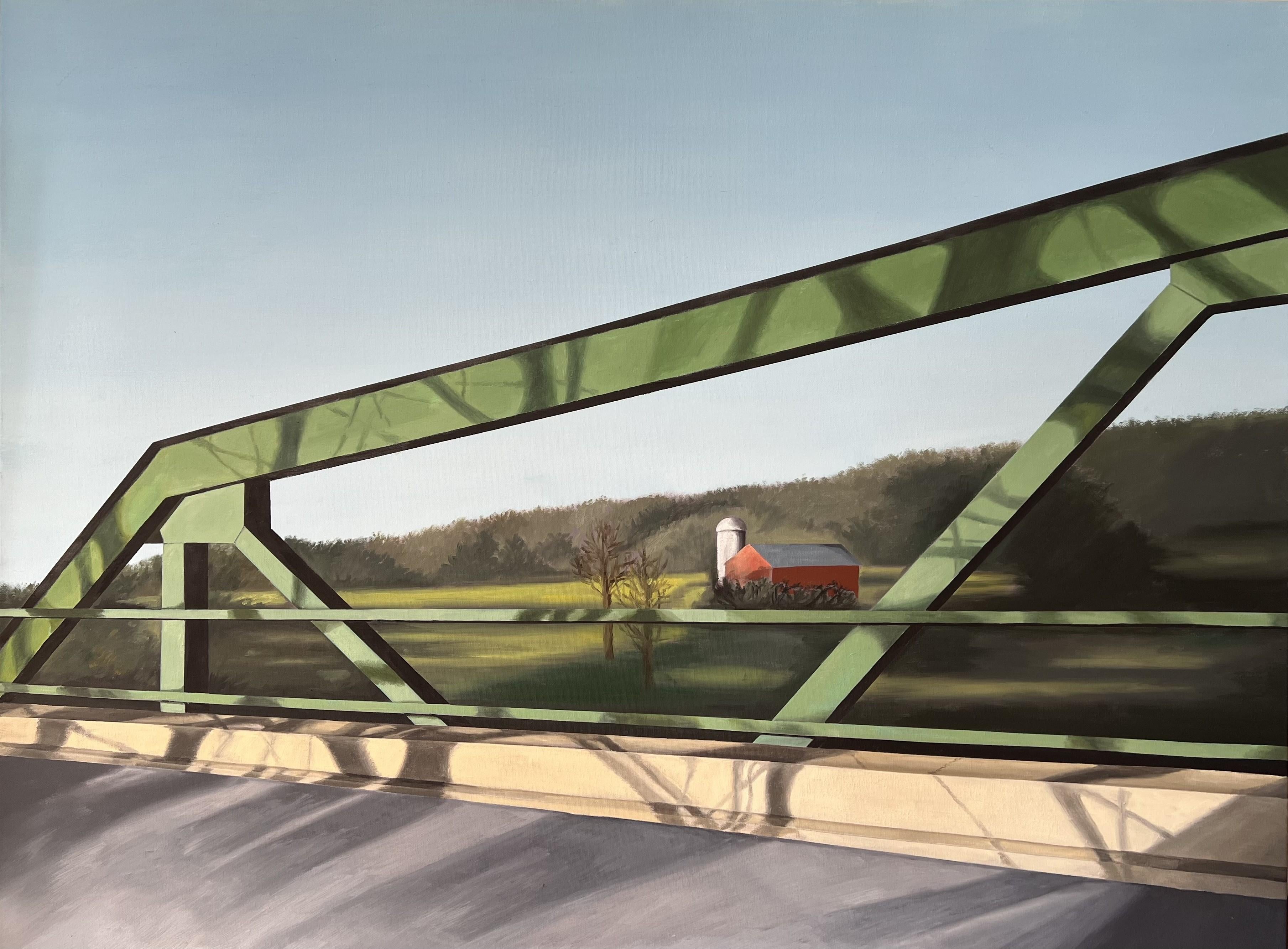 Marina Stern Landscape Painting – Brücke in Dover Plains 4/4