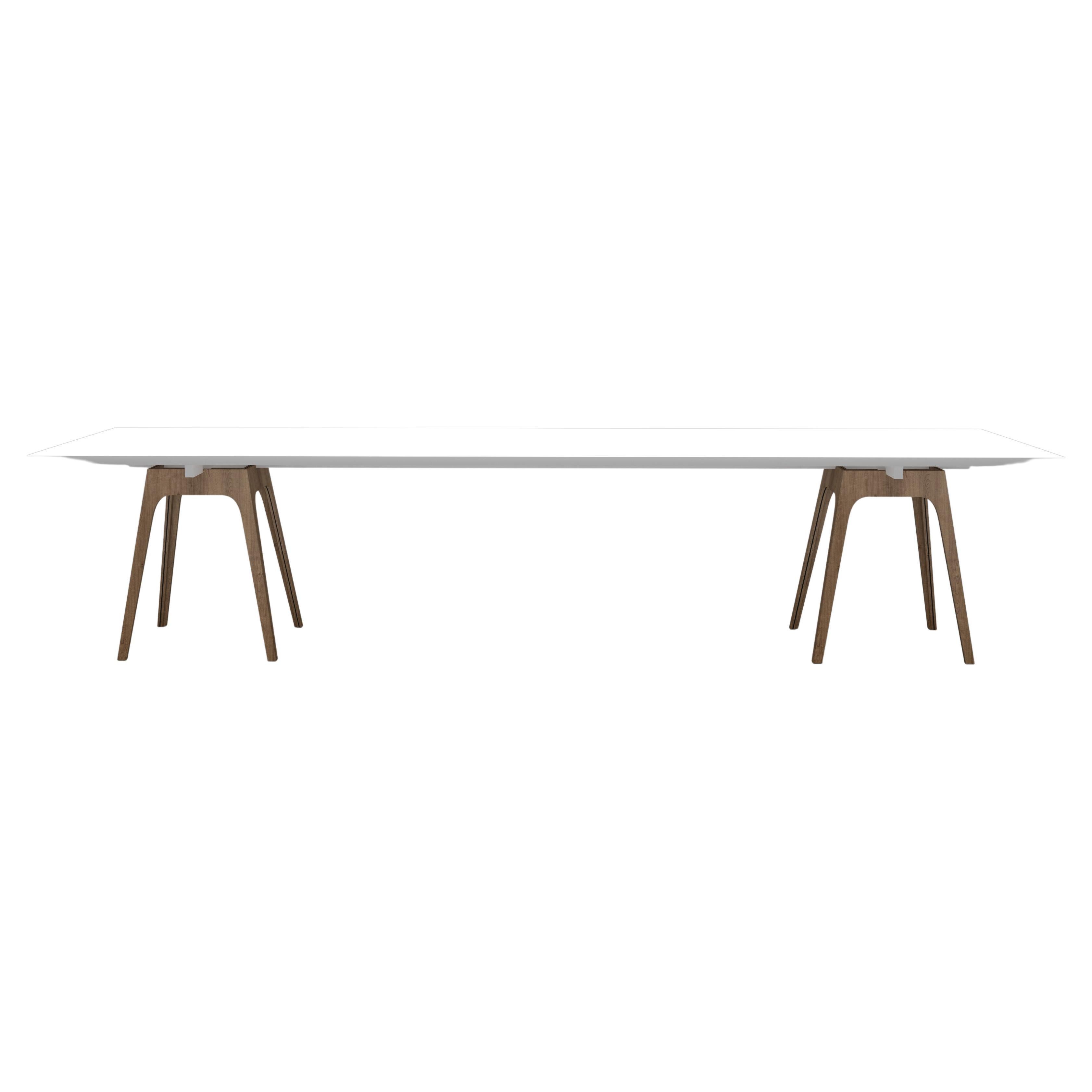 Marina White Dining Table by Cools Collection For Sale