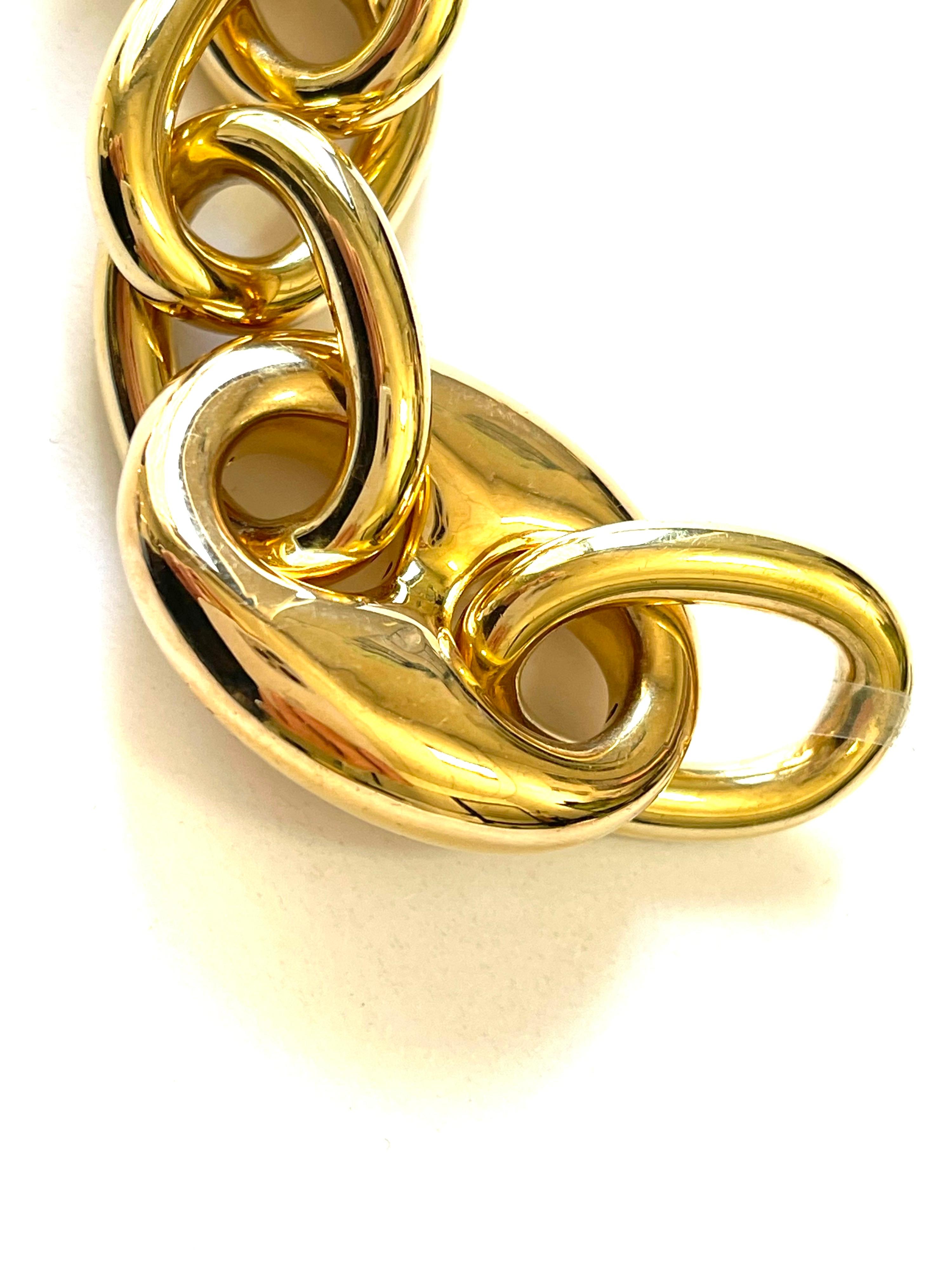De las mujeres Pulsera Marina Link de Oro Amarillo de 18 Kt en venta