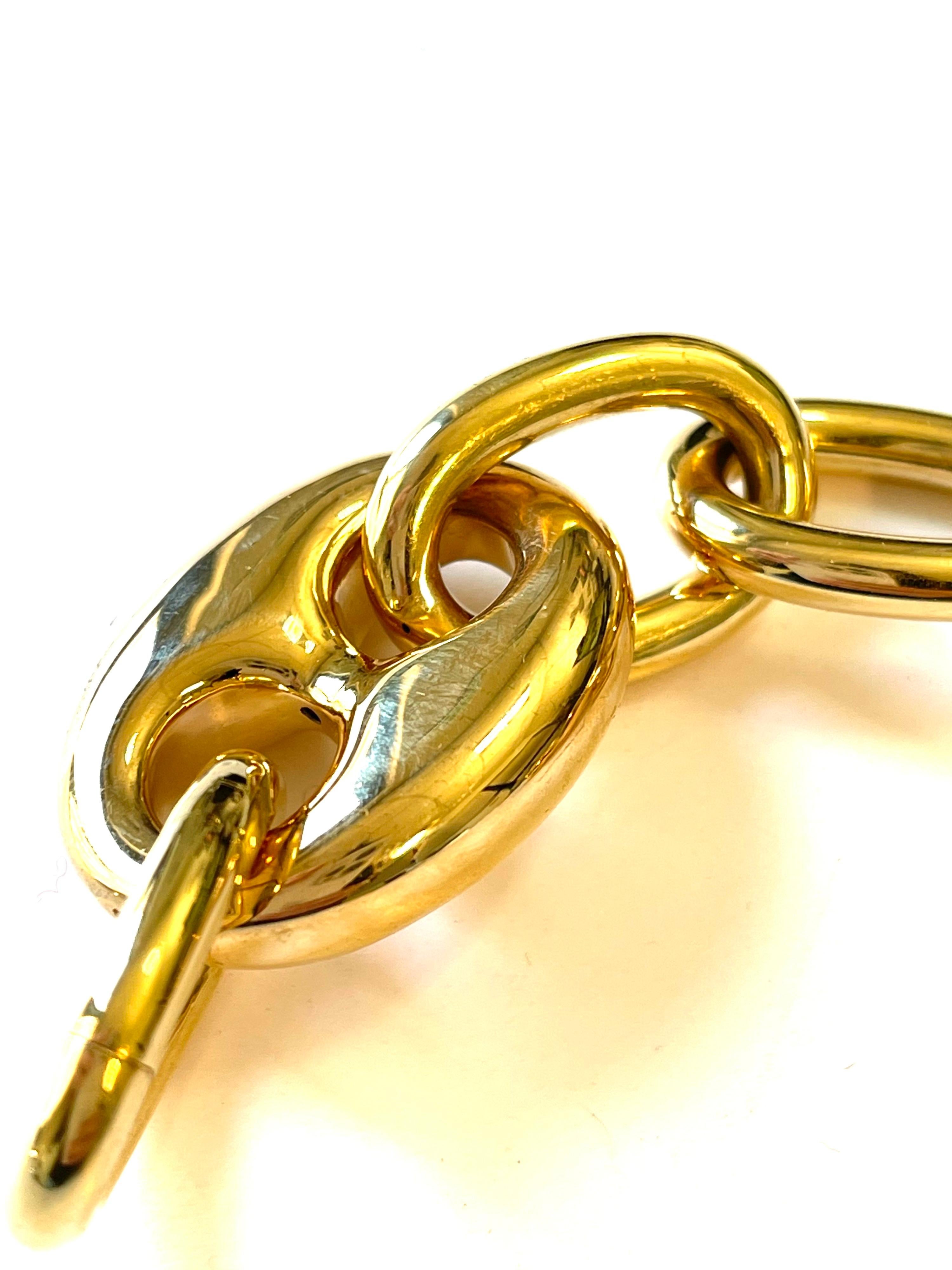 Marinalink Bracelet 18 Karat yellow Gold For Sale 1