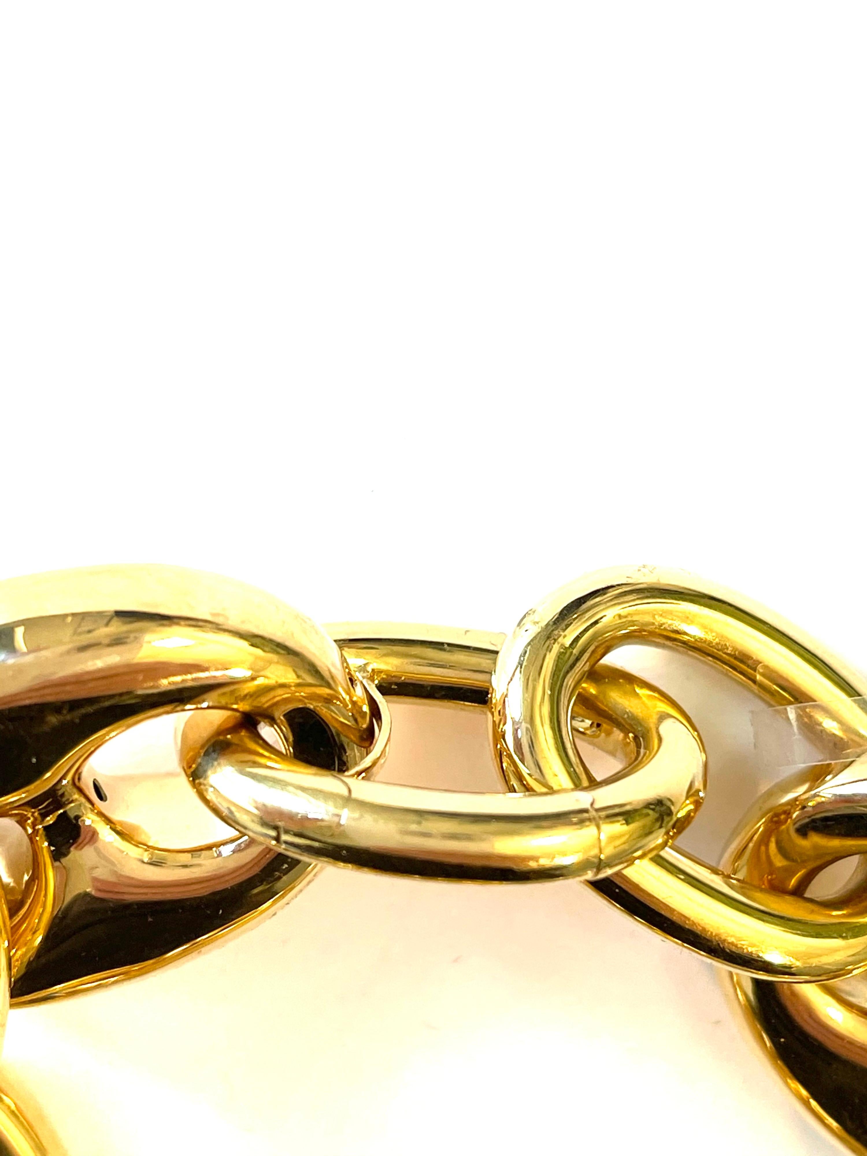 Pulsera Marina Link de Oro Amarillo de 18 Kt en venta 3