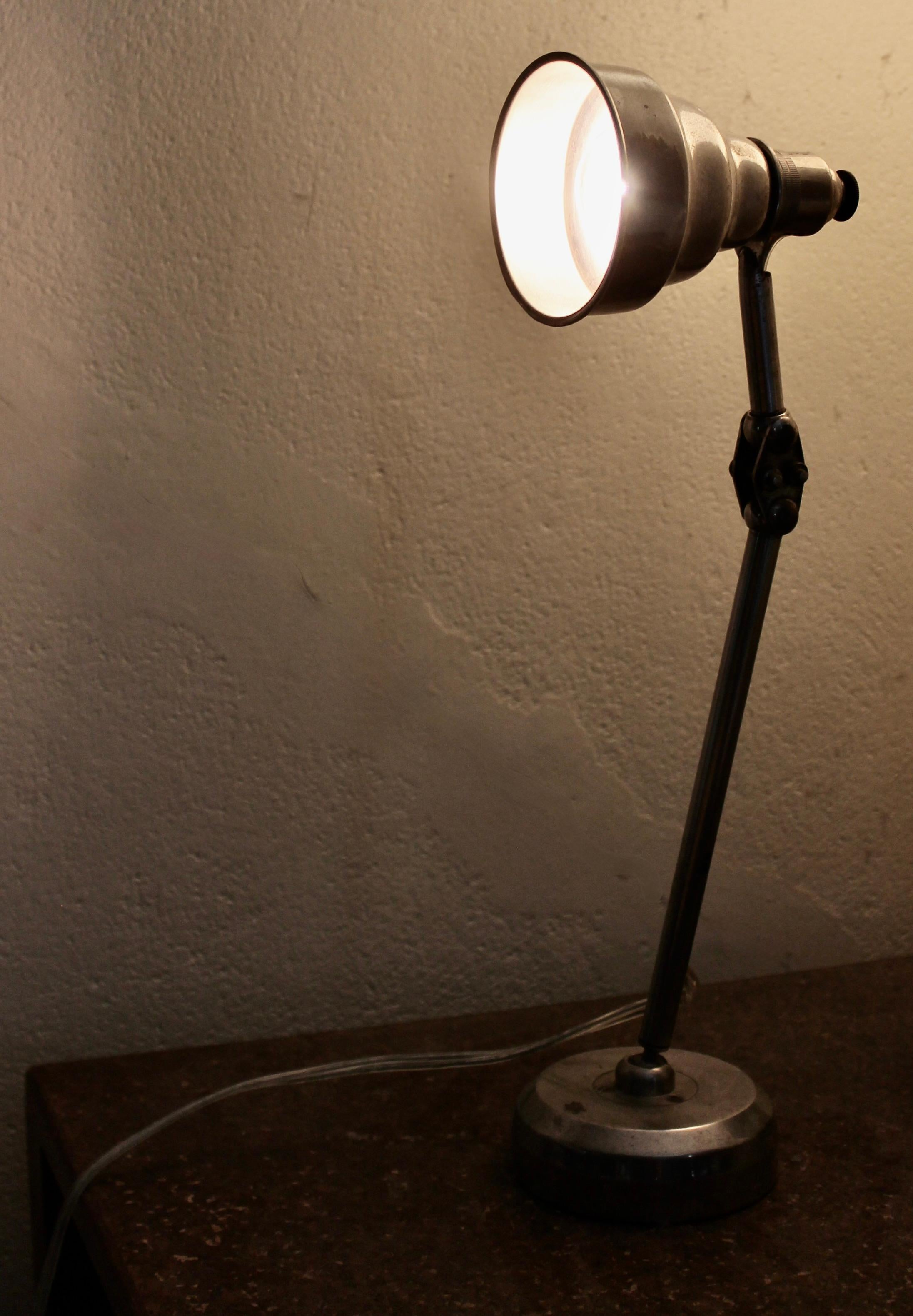 Marine Captain's Articulated Task Lamp For Sale 6