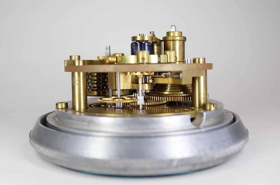 Brass Marine Chronometer By Wempe For Sale