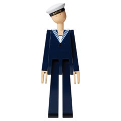 Marine Dark Blue / White
