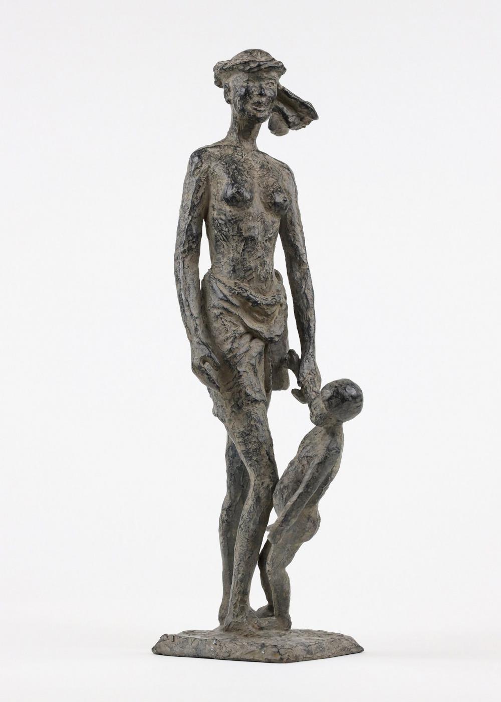 All the time in the world is a bronze sculpture by French contemporary artist Marine de Soos, dimensions are 40 × 17 × 12 cm (15.7 × 6.7 × 4.7 in). 
The sculpture is signed and numbered, it is part of a limited edition of 8 editions + 4 artist’s