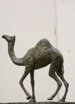 Camel by Marine de Soos - Animal Bronze Sculpture, Contemporary