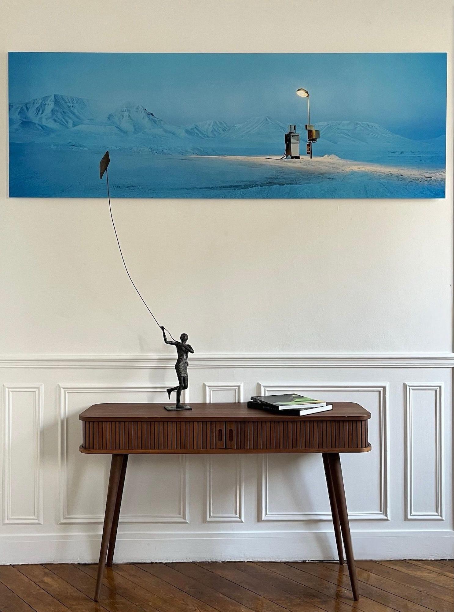 Child & Child VII di Marine de Soos - Scultura in bronzo, bambino, figurativa in vendita 2