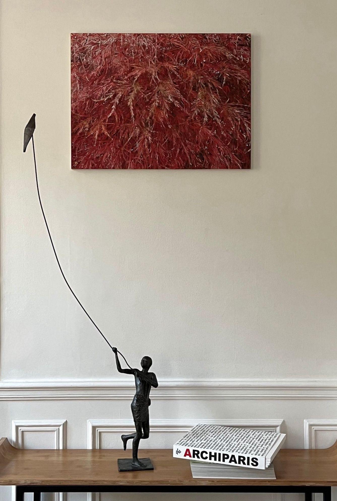 Child & Child VII di Marine de Soos - Scultura in bronzo, bambino, figurativa in vendita 3