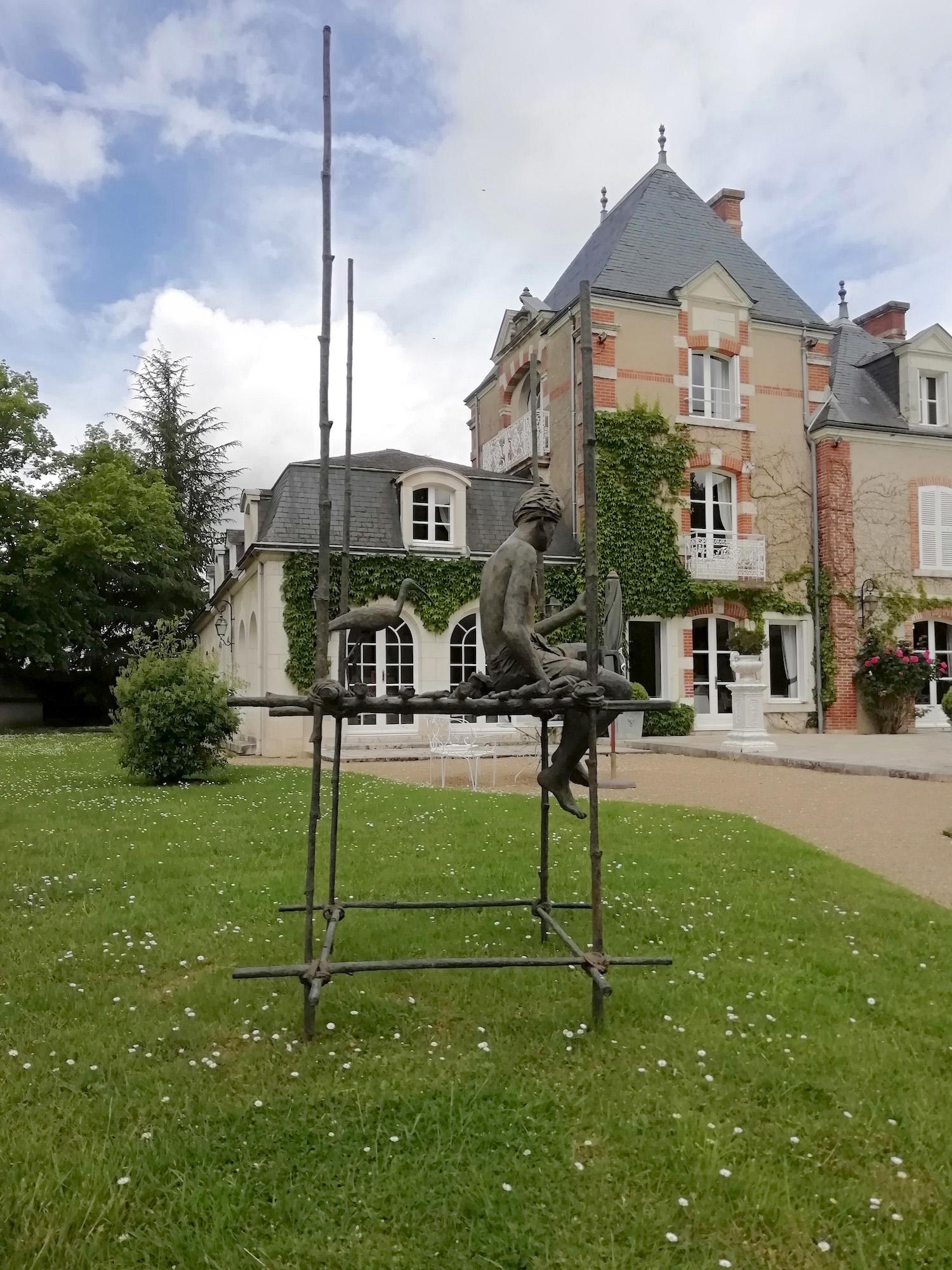 Grand cantique des pilotis de Marine de Soos - Gran escultura de bronce para exteriores en venta 10