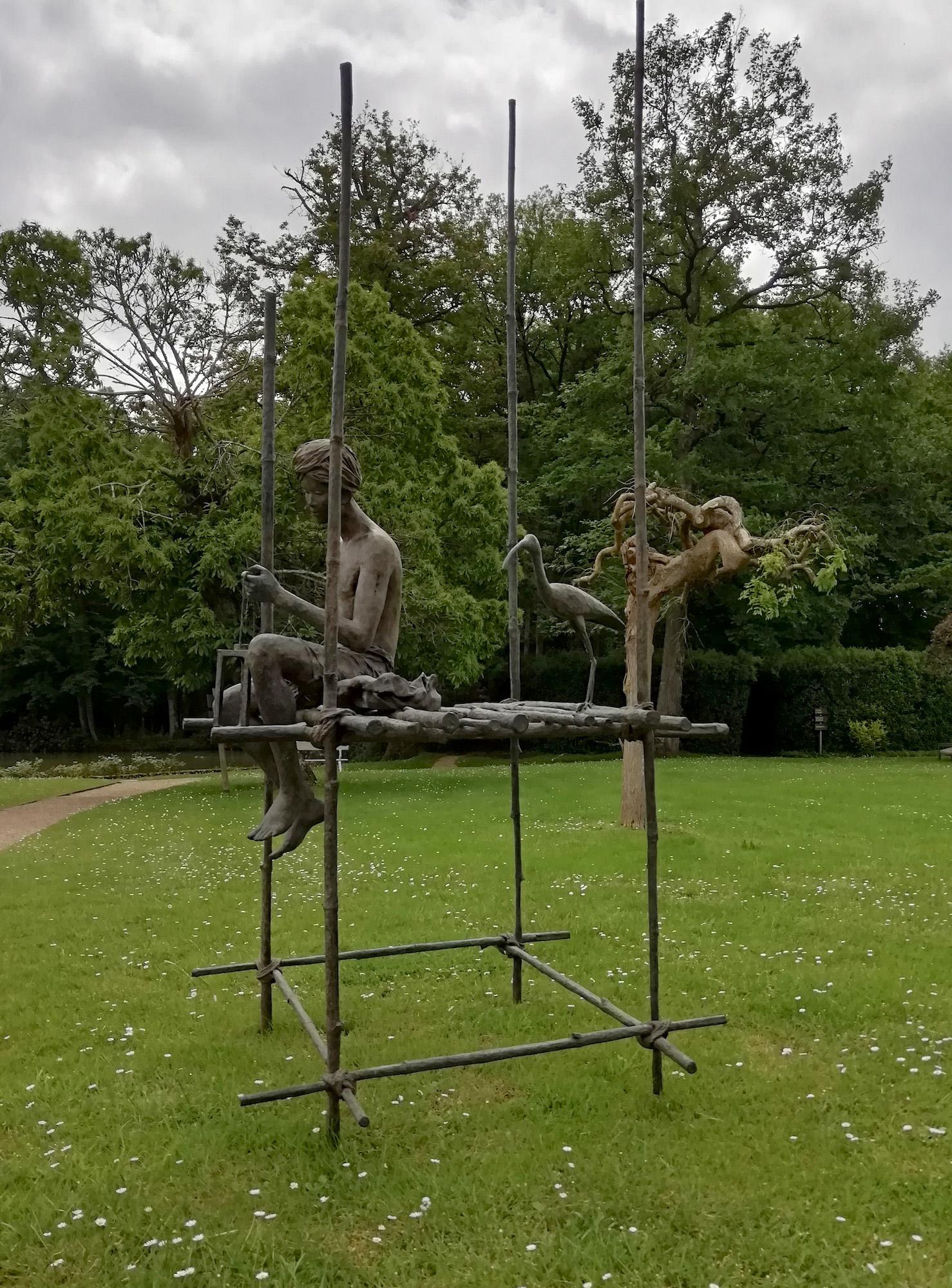 Grand cantique des pilotis de Marine de Soos - Gran escultura de bronce para exteriores en venta 6