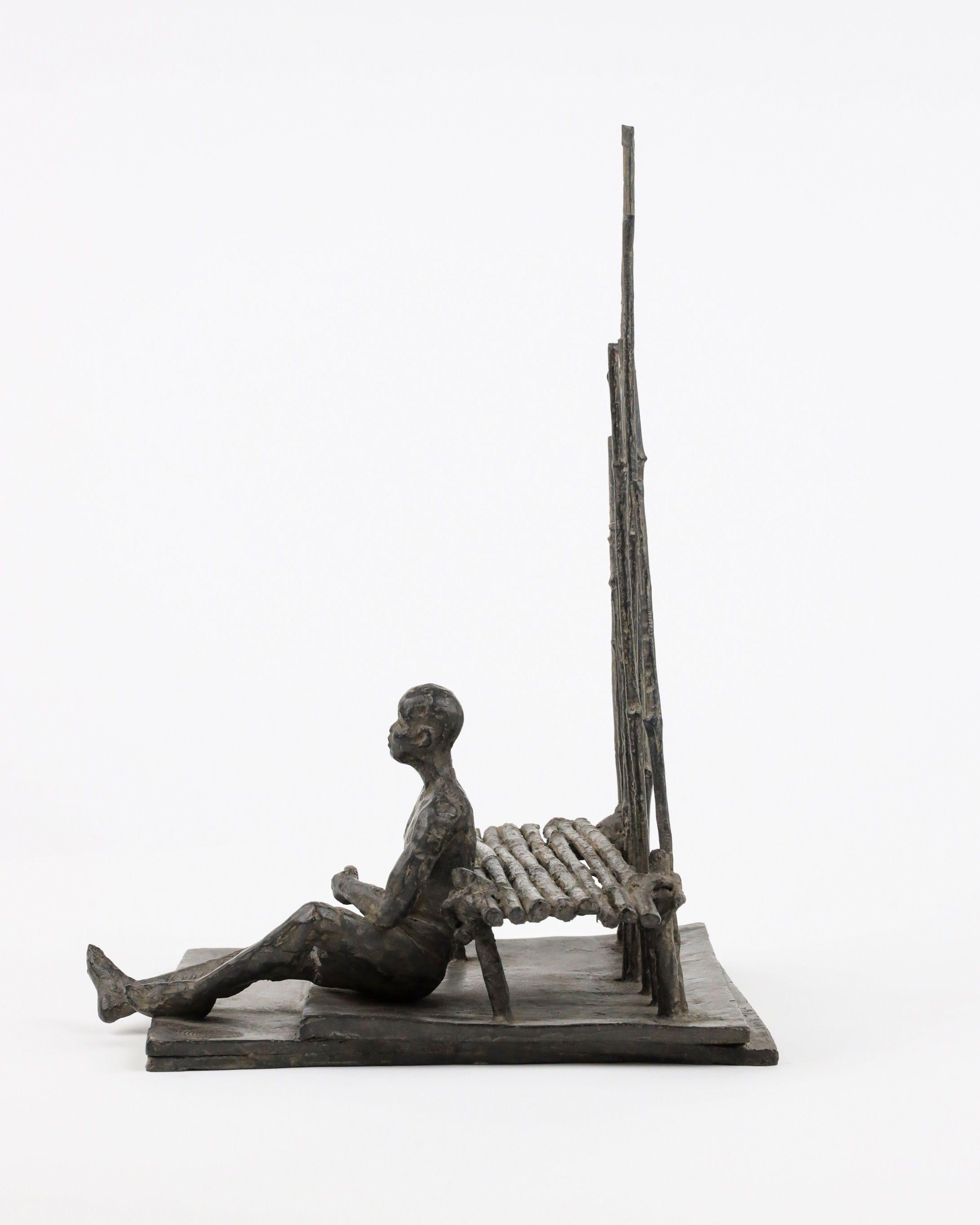 Sous le soleil exactement by Marine de Soos - Contemporary bronze sculpture For Sale 2