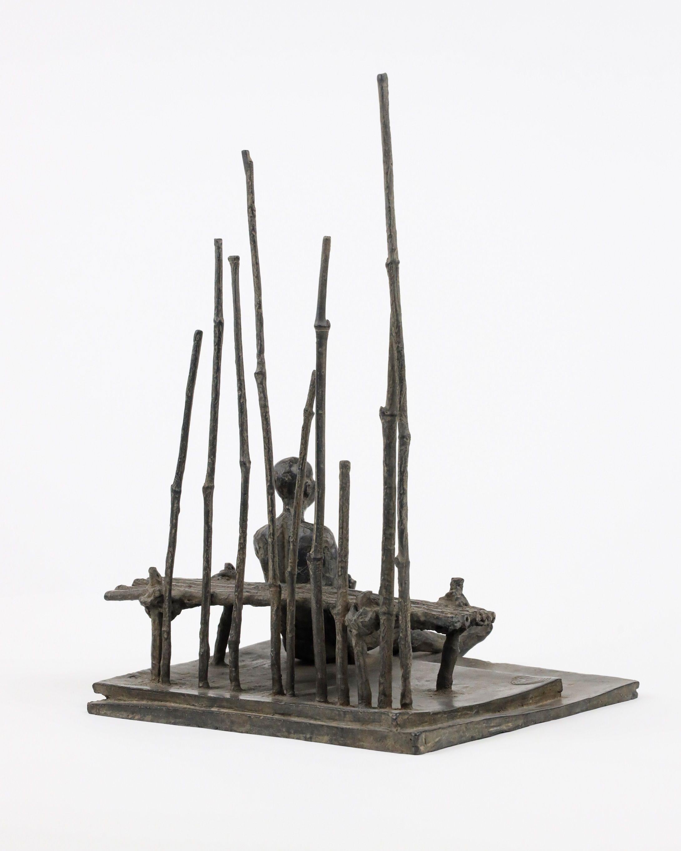 Sous le soleil exactement by Marine de Soos - Contemporary bronze sculpture For Sale 3