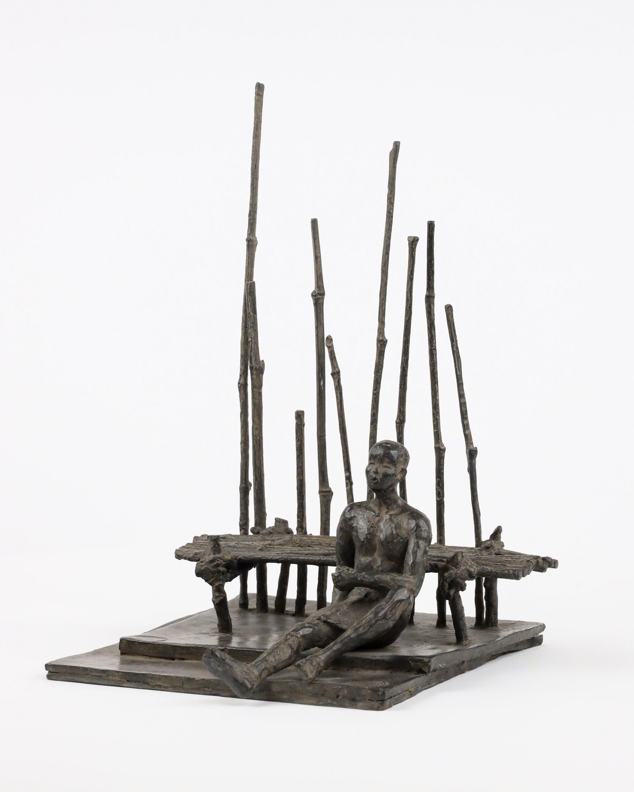 Sous le soleil exactement by Marine de Soos - Contemporary bronze sculpture For Sale 4