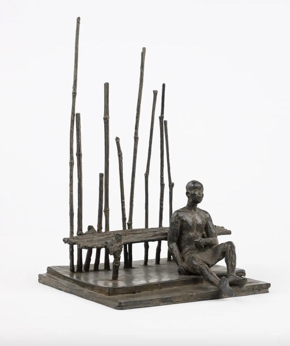 Sous le soleil exactement by Marine de Soos - Contemporary bronze sculpture For Sale 2