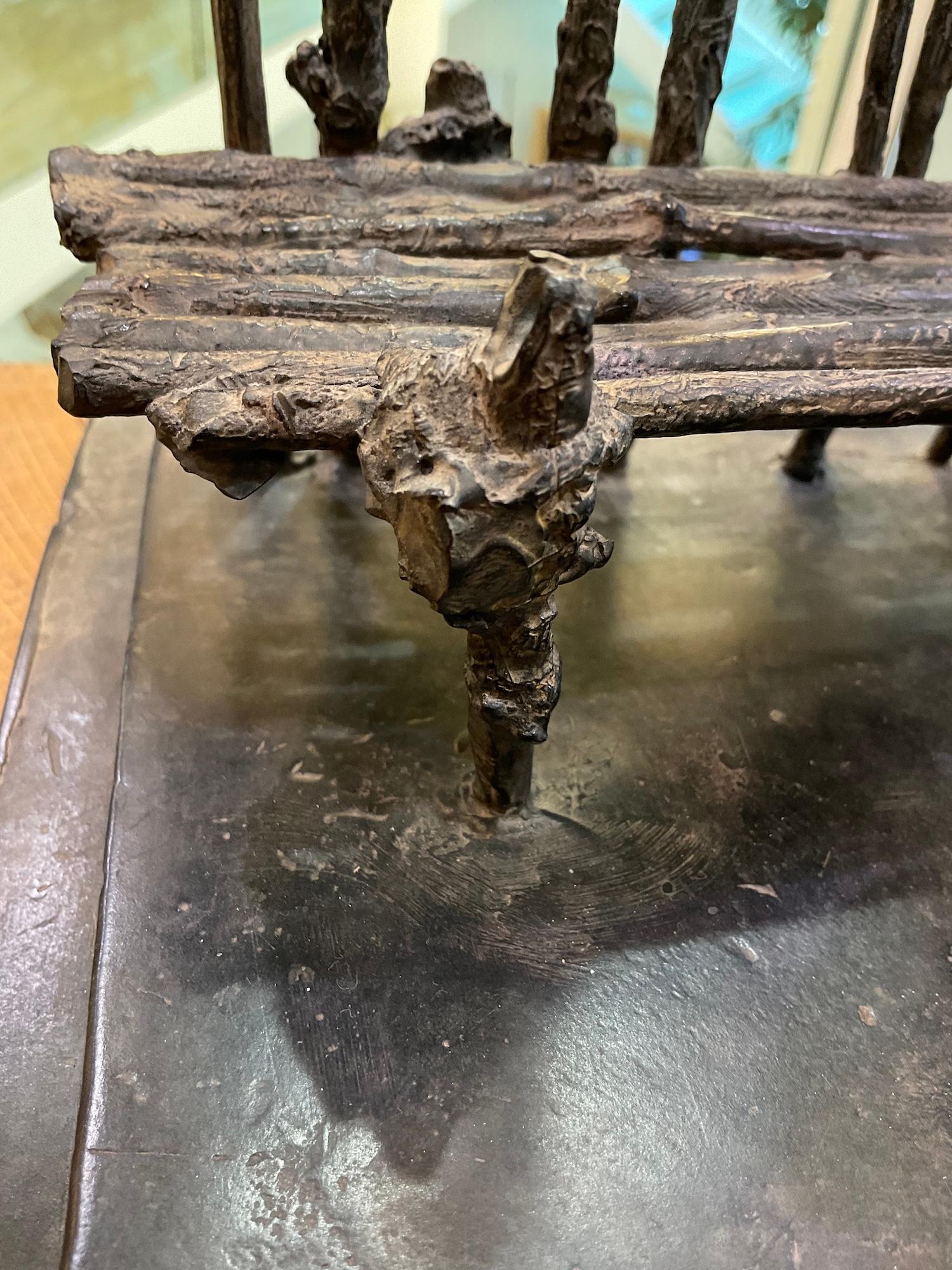 Sous le soleil exactement by Marine de Soos - Contemporary bronze sculpture For Sale 7