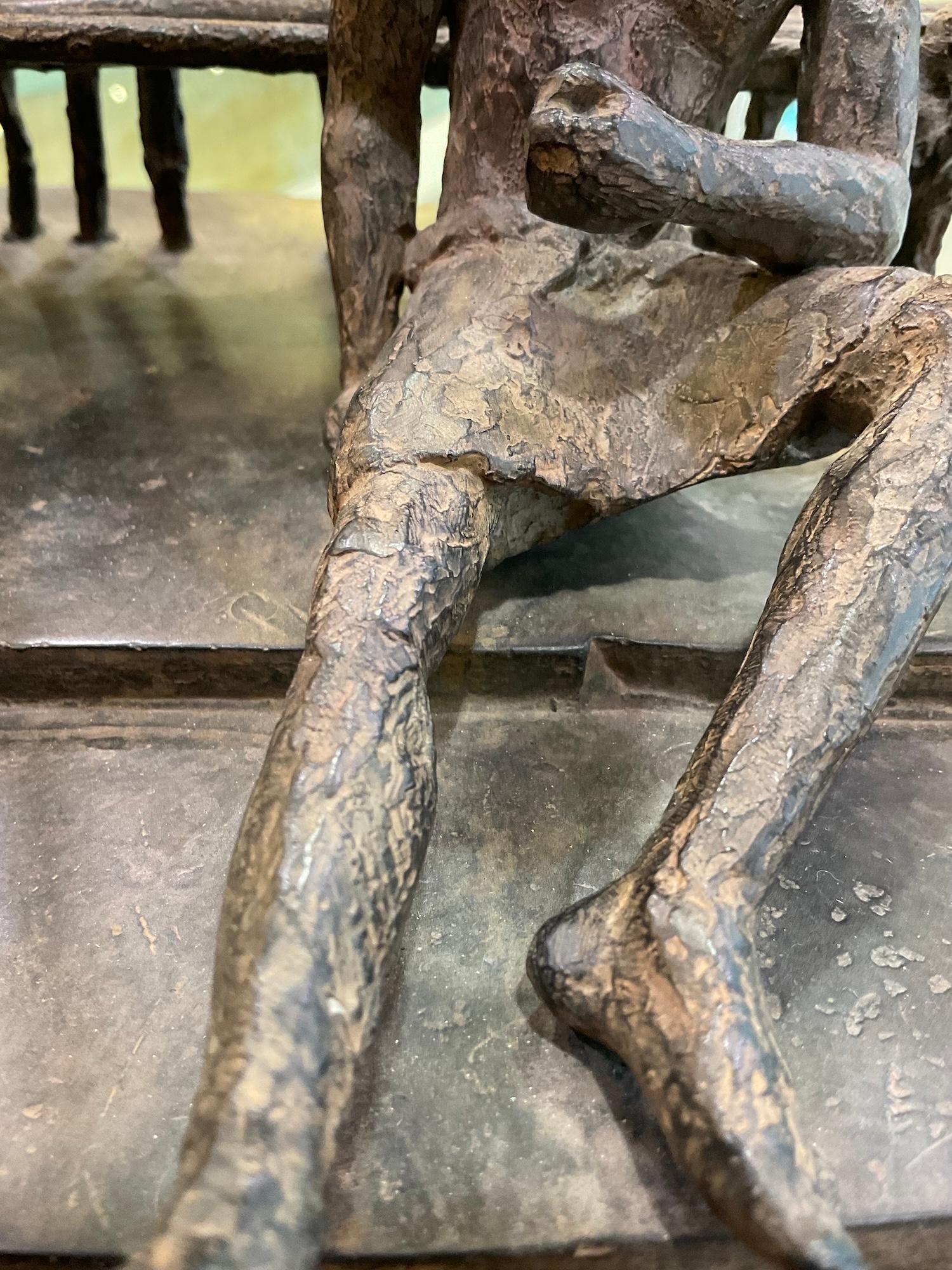 Sous le soleil exactement by Marine de Soos - Contemporary bronze sculpture For Sale 8