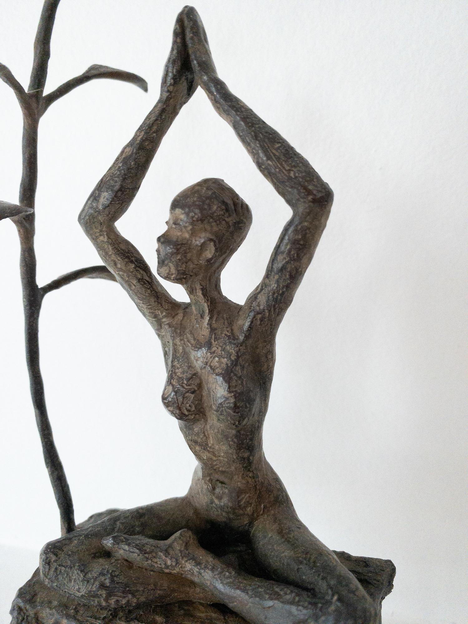 El jardín de meditación II de Marine de Soos - Escultura contemporánea de bronce en venta 9