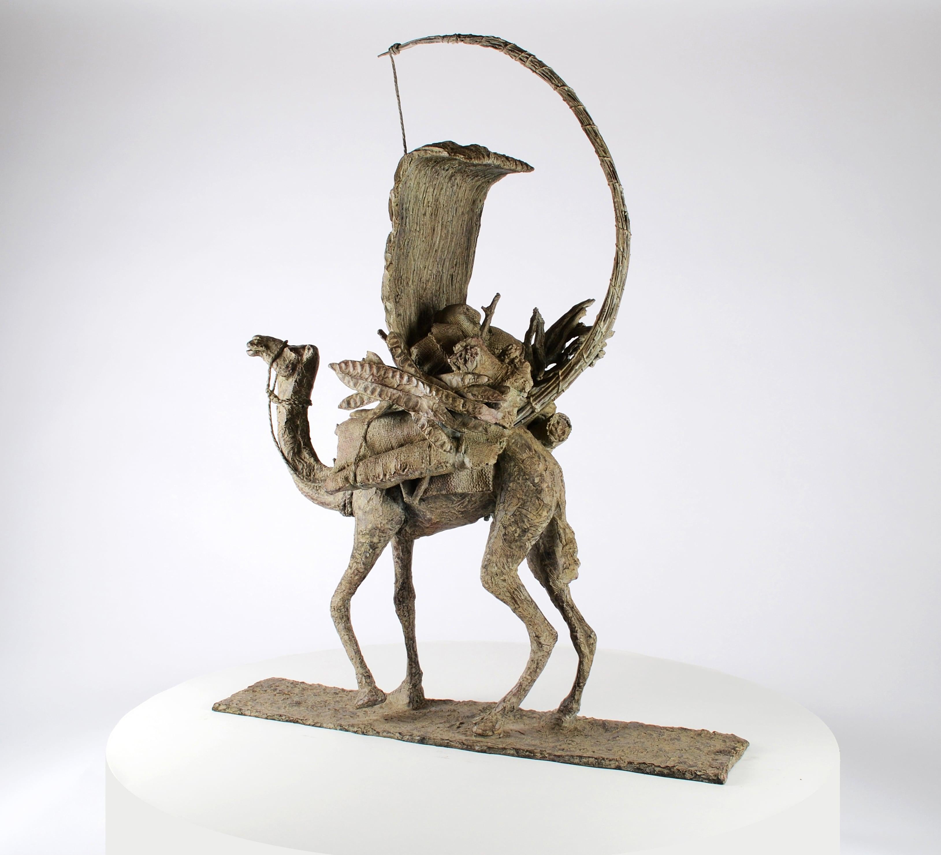 Il Vascello del Deserto (Le vaisseau du désert), scultura in bronzo dell'artista contemporanea francese Marine de Soos. 
Dimensioni: 103 cm × 75 cm × 17 cm. Edizione di 8 + 4 A.P. Ogni copia è firmata e numerata.

