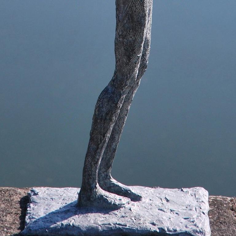 Wandering Light by Marine de Soos - contemporary bronze sculpture, female figure For Sale 3