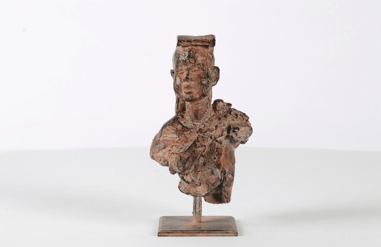 Young Lama ist eine Bronzeskulptur der französischen zeitgenössischen Künstlerin Marine de Soos mit den Maßen 15,5 × 7,5 × 8,5 cm (6,1 × 3 × 3,3 in). 
Die Skulptur ist signiert und nummeriert, gehört zu einer limitierten Auflage von 8 Exemplaren + 4