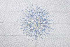 Marine Subject with Shells on  French Beauvillé Tablecloth