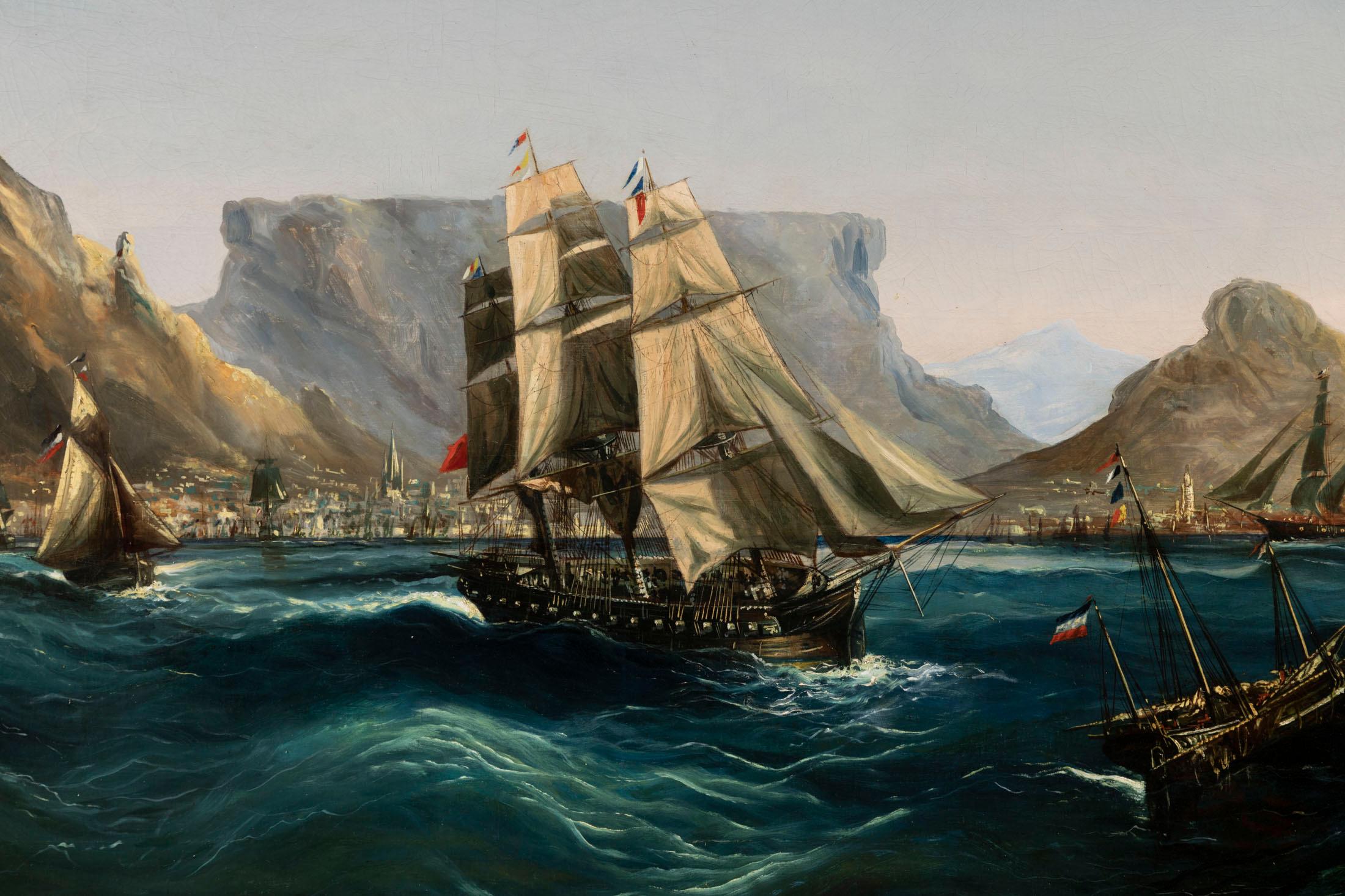 Napoleon III Marine, Table Bay by Chéri François Dubreuil