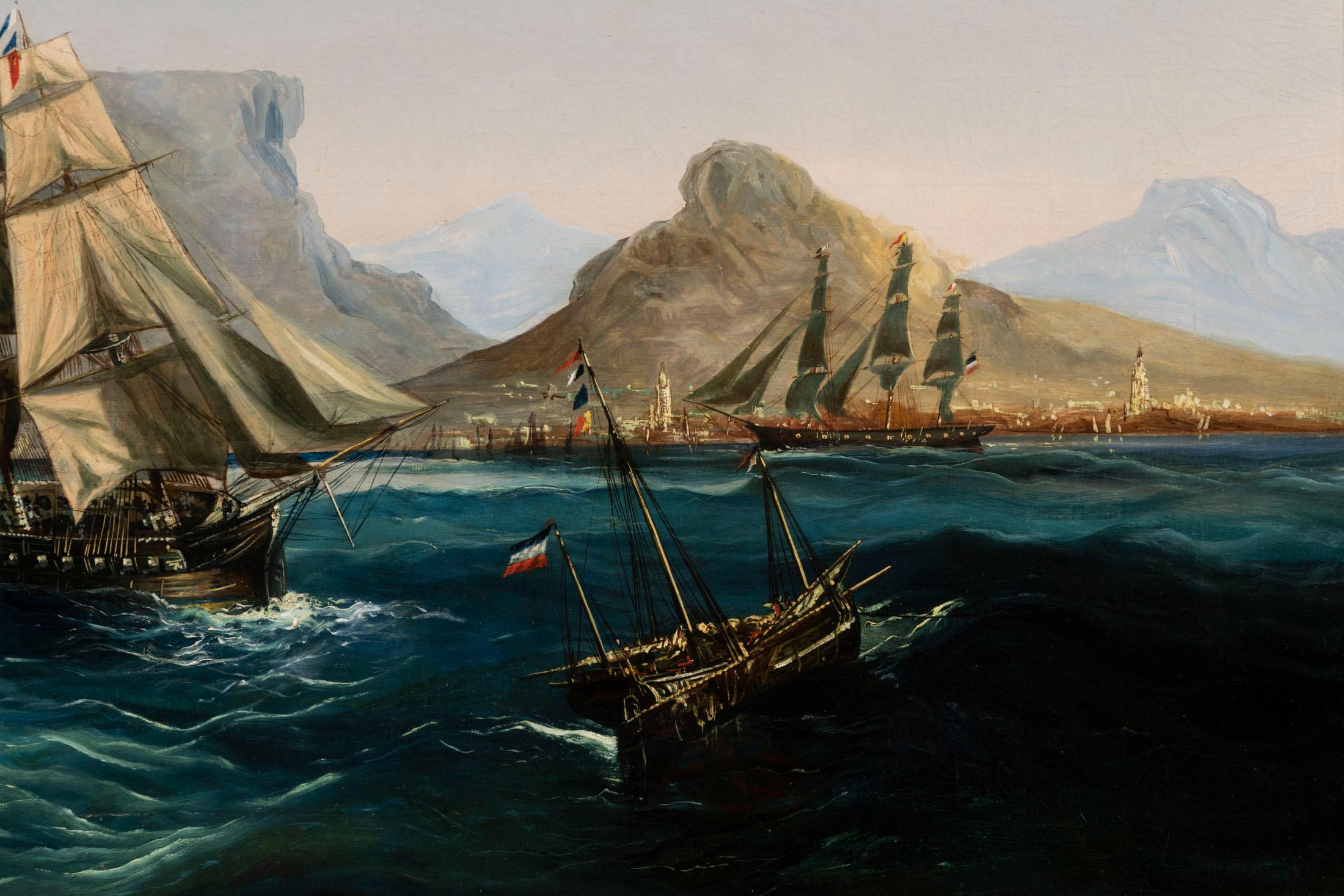Painted Marine, Table Bay by Chéri François Dubreuil